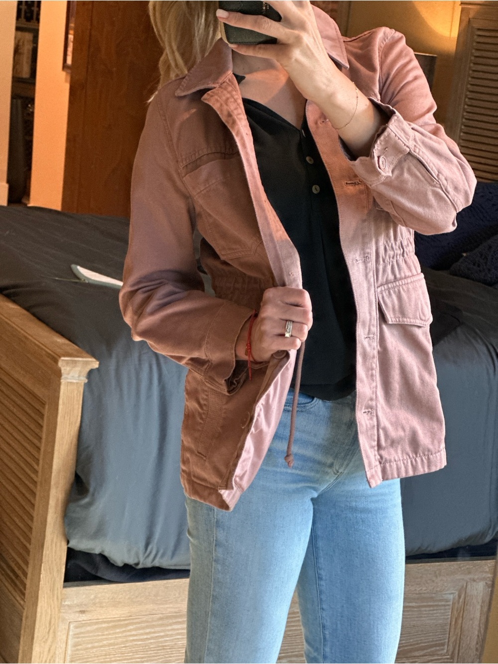Madewell Women's Dusty Pink Errands Jacket Size S